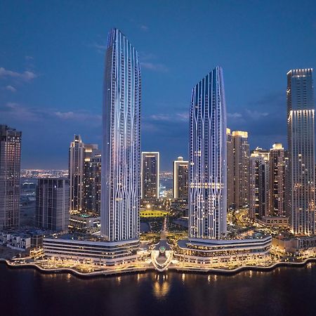 Address Creek Harbour Hotel Dubai Ngoại thất bức ảnh The complex at night