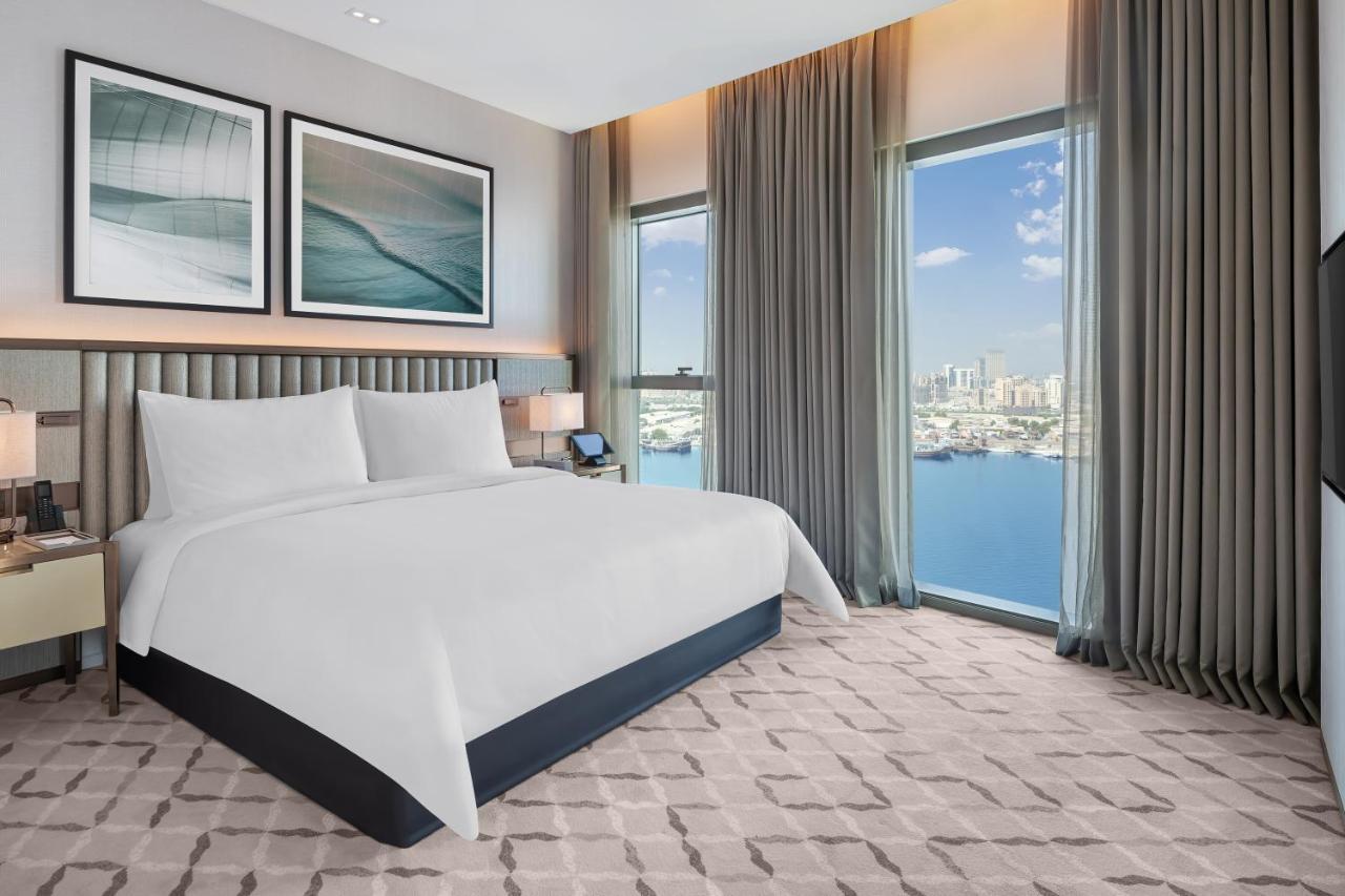 Address Creek Harbour Hotel Dubai Ngoại thất bức ảnh A bedroom at the hotel