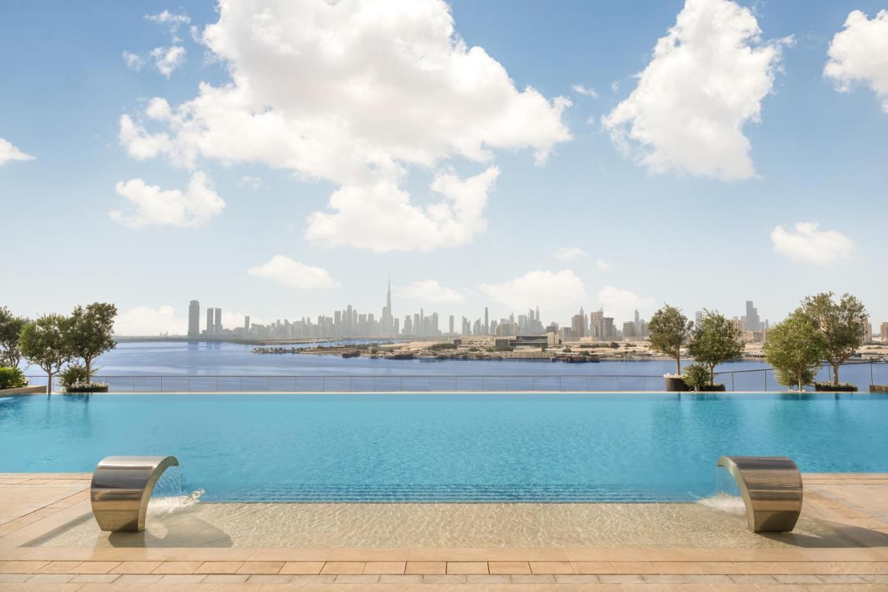 Address Creek Harbour Hotel Dubai Ngoại thất bức ảnh View of Dubai from the pool