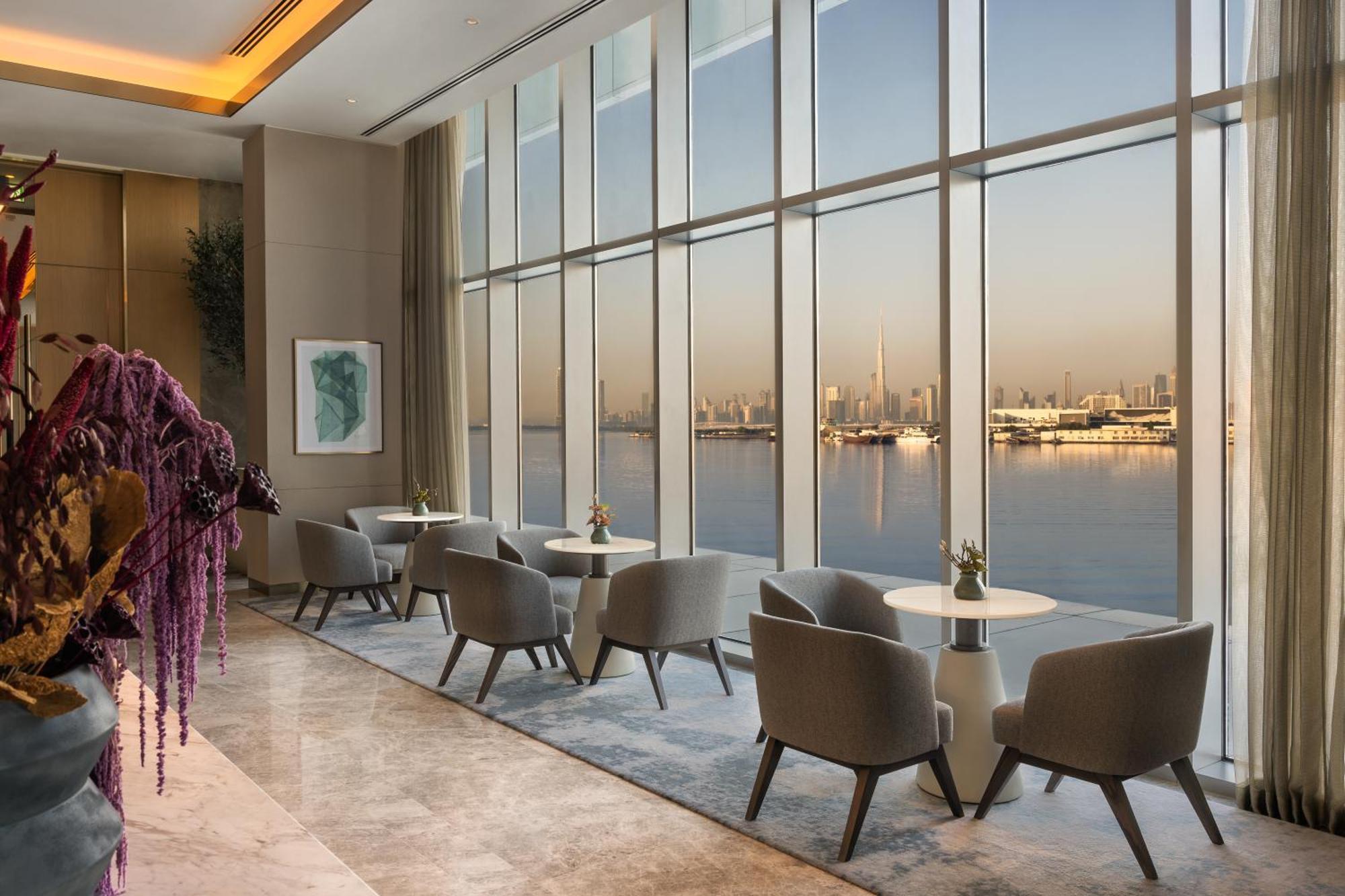 Address Creek Harbour Hotel Dubai Ngoại thất bức ảnh The Lounge at the airport